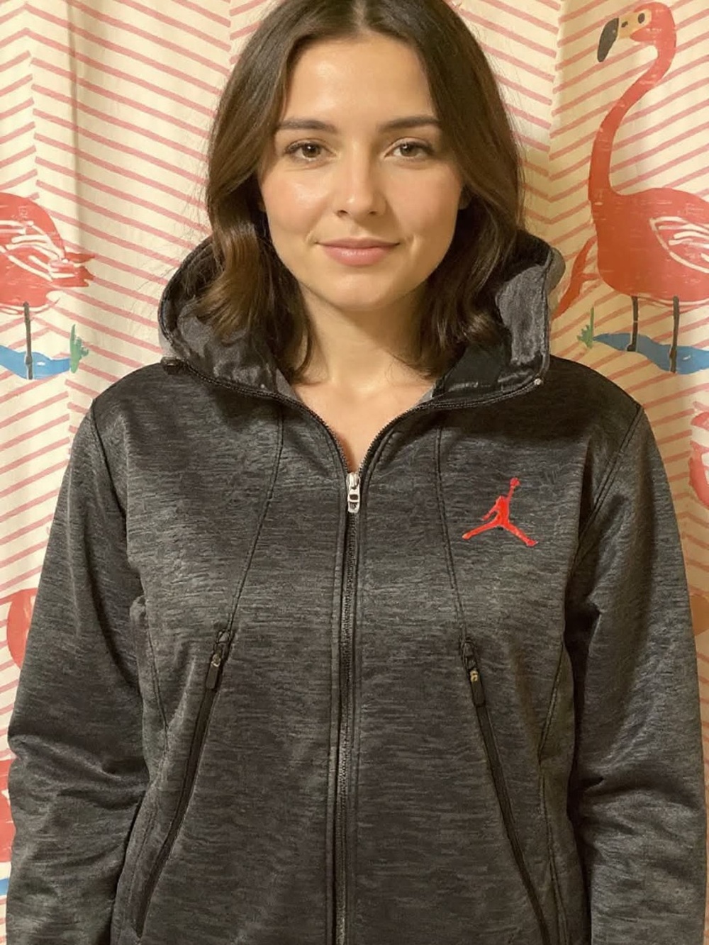 Jordan Heathered Charcoal Full-Zip Hoodie